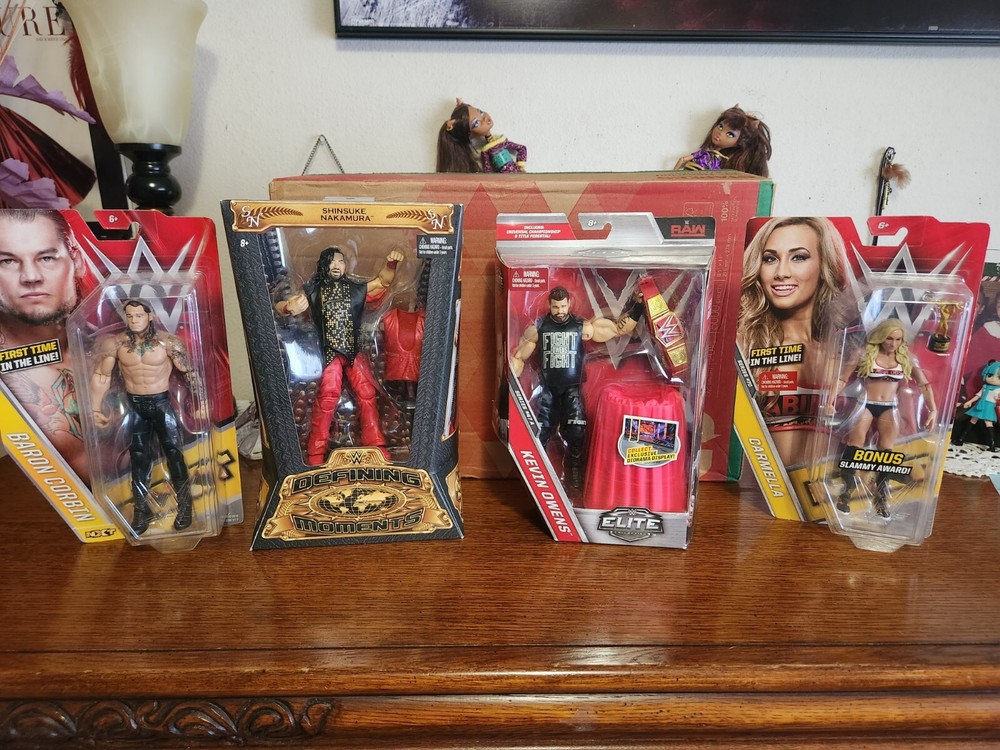 WWE Kevin Owens Elite Series 47 ✨️🇺🇸🔥🔥🔥 BUNDLE SEE PHOTO Nakamura , PLUS 💎