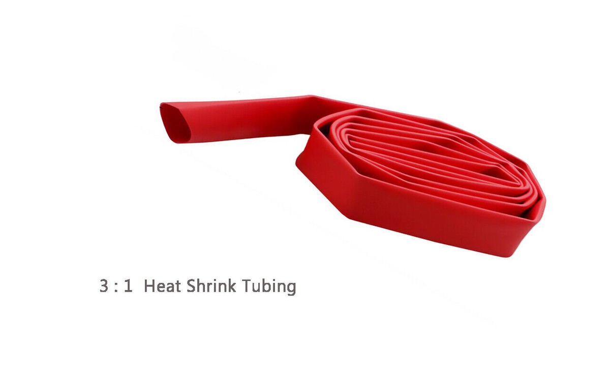 5-20FT Marine Grade Heat Shrink Tubing Kit – 3:1 & 4:1 Adhesive Lined, Waterproof & Flame Retardant, Various Sizes (1/4" To 2")