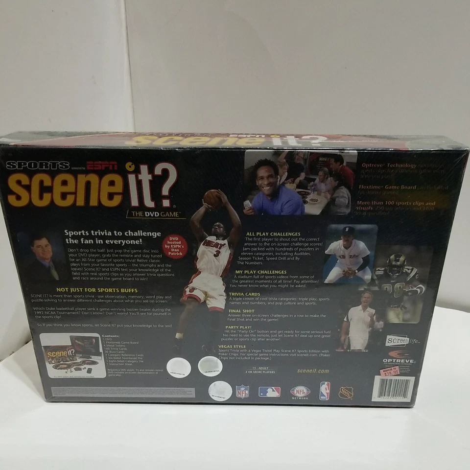 Scene It DVD Game Sports ESPN Edition Board Game 2005 Collectible Sealed - Image 3 of 4