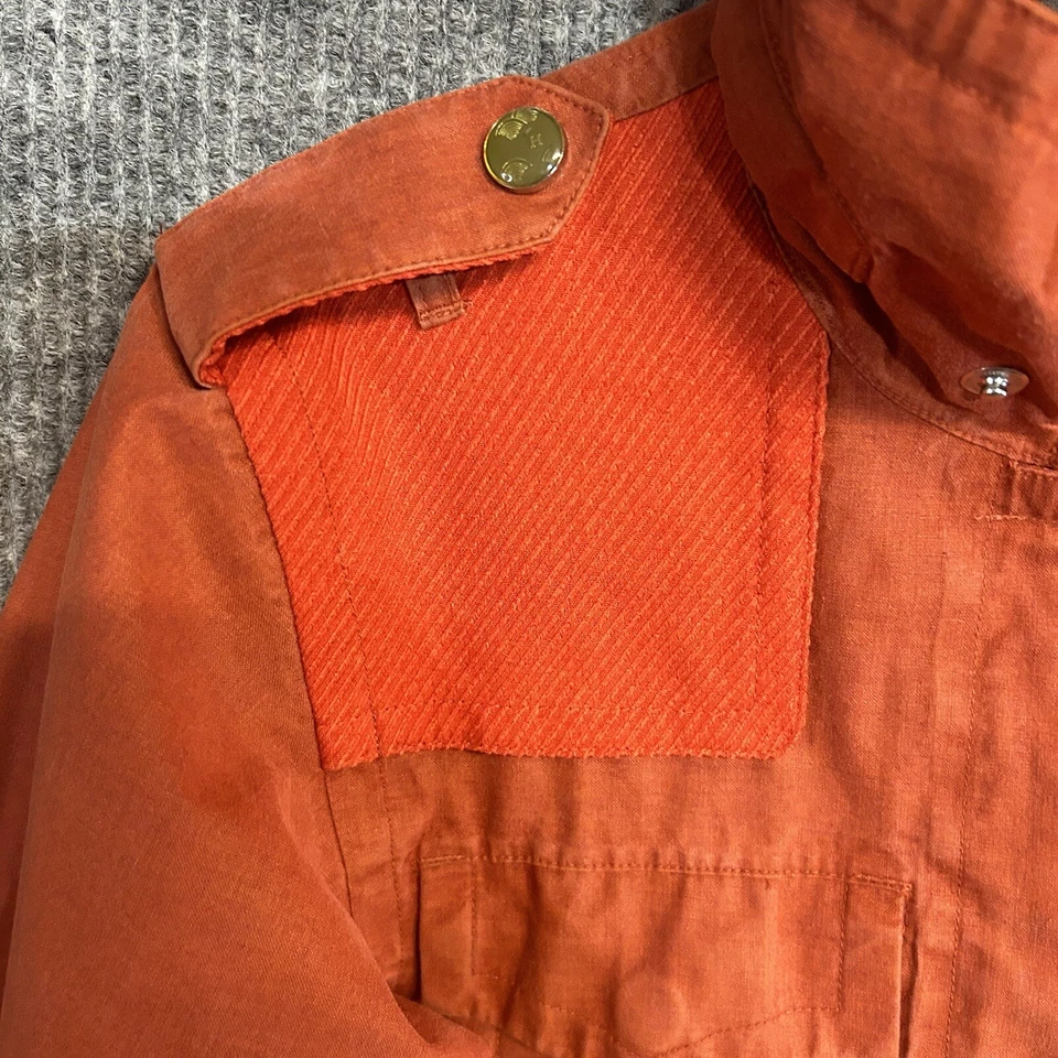 Chaqueta de esquí Holden Parka para mujer mediana con capucha naranja óxido Foto 3 de 4