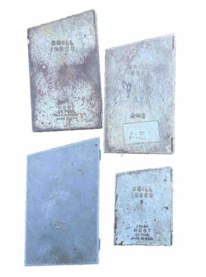 USED Lot 4 Partial Sets Huot Cleveland HSS DRILL BLANK INDEX Metal Box Wood Work