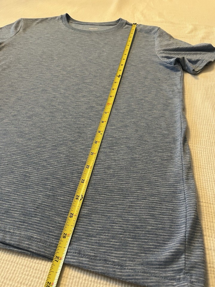 SONOMA GOODS FOR LIFE Men’s Blue Striped Soft Polyester Cotton TShirt