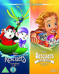 Rescuers/Rescuers Down Under (Blu-ray, 2015) - Disney - New & Sealed