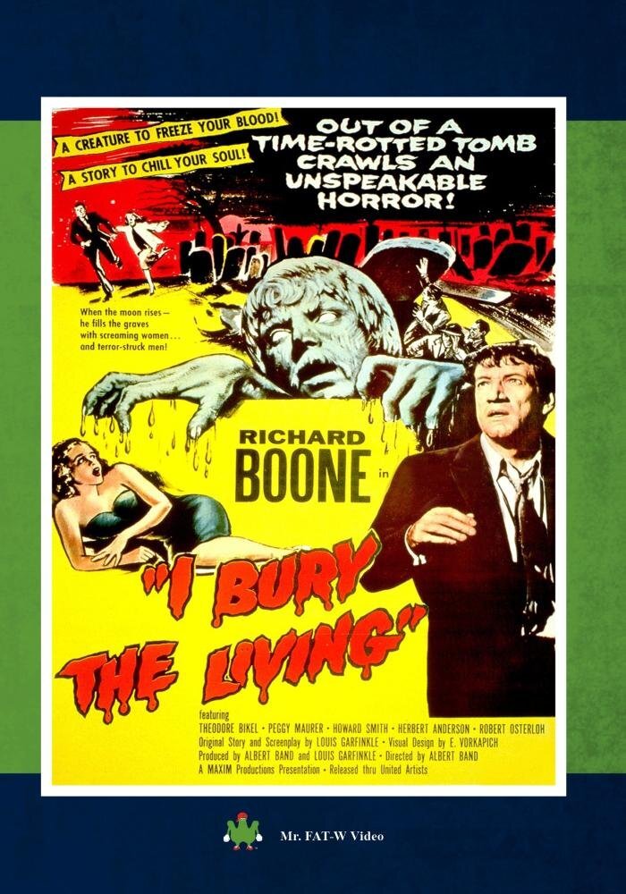 I Bury the Living (DVD) Robert Osterloh Russ Bender Theodore Bikel Howard Smith