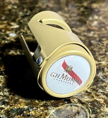 G.H. MUMM CHAMPAGNE BOTTLE STOPPER/ BOUCHON/ FIZZ SAVER *BRAND NEW IN BOX*