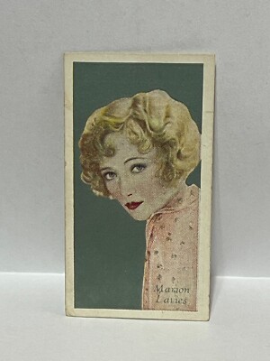 1934 Godfrey Phillips Film Favourites Tobacco Marion Davies #23