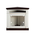 New Corner Mantel Cabinet for Living Room or Bedroom with 23 inch Fireplace Inse