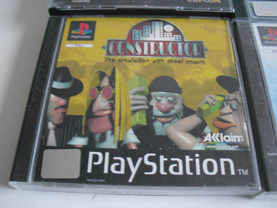Constructor Spiel Game PS1 Sony Playstation 1 PS2 Acclaim Simulation Sammler 