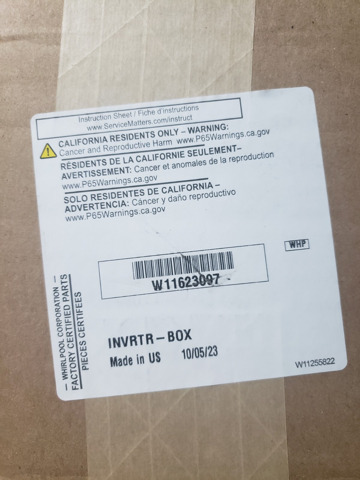 New Inverter Box For Kitchenaid JennAir Built In Refrigerators