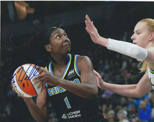 ELIZABETH WILLIAMS Signed 8 x 10 Photo WNBA Basketball CHICAGO SKY Duke