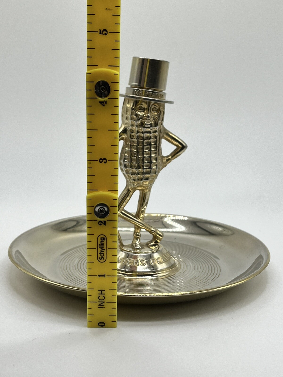 Vtg Brass Planters Peanuts Mr. Peanut Metal Ashtray Tidbit Tray Advertising eBay