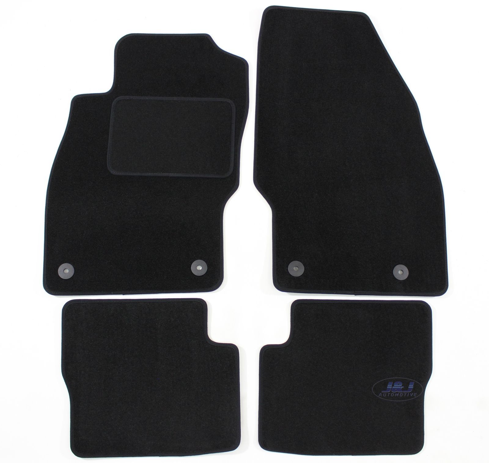 Tapis de sol velours Opel Corsa D 2006-2014 noir idéal pour protéger le véhicule en famille