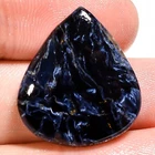 19.15Ct A+ Natural Gray Pietersite Pear Cabochon 21x23x5mm , Pietersite Gemstone