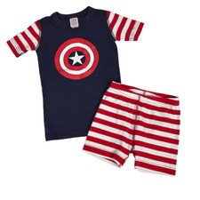 Hanna Andersson Marvel Captain America Pajama Set size 5
