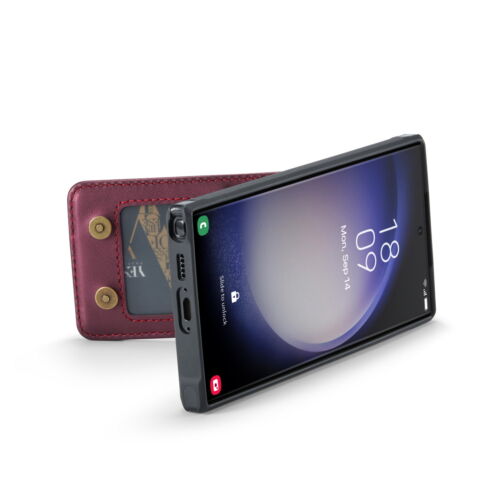 For Samsung Galaxy S23 Ultra S22 S21 Plus RFID Blocking Leather Wallet Card Case - Picture 7 of 79