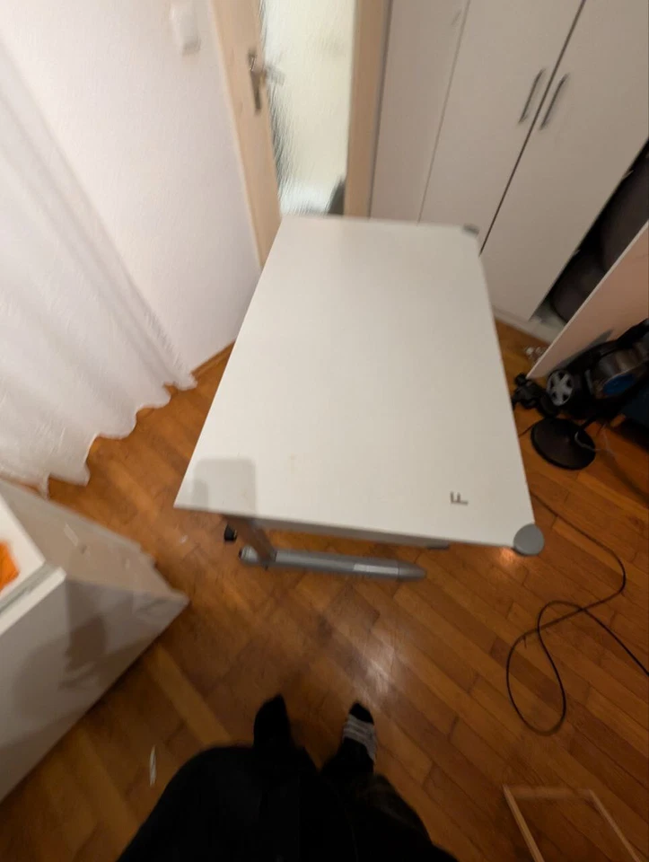 Tisch für Lernen, Schüler, Studenten mit einstellbarer Neigung, Höhe und Ablage