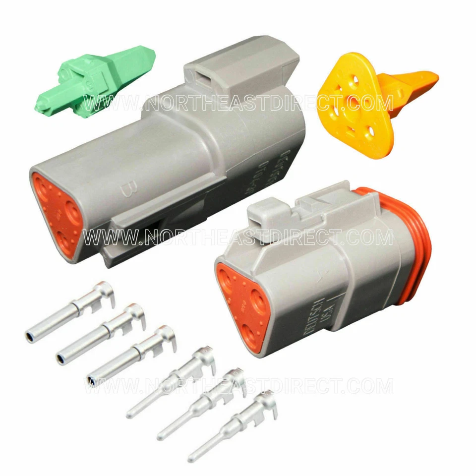 3 Pin Deutsch DT03 waterproof electrical connector
