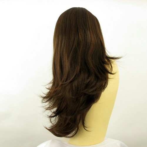 length wig for women chocolate copper wick ref VIRGINIE 6H30 PERUK - Imagen 6 de 8