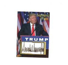 DONALD J. TRUMP Facsimile Autograph Limited Edition Card 