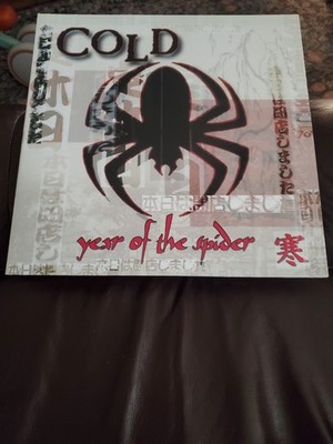 COLD Year of The Spider LP Red with White Spider Web Swirl Vinyl