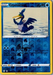 Cramorant 028/072 Reverse Holo Uncommon Shining Fates Pokemon