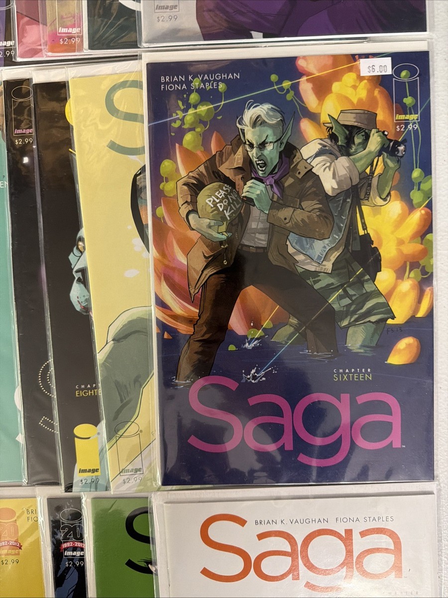 Saga #1-54 Complete Series Lot Run Set 1st Print Image Comics VF
