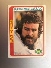 John Matuszak Raiders Vintage 1978 Topps #439 Free Shipping