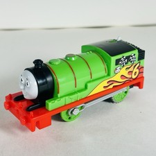 Race Day Percy Thomas the Train Motorized Tank Engine Trackmaster Tested Friends