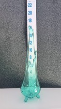 Le Smith peacock 3 toe Glass Vase 16.25”