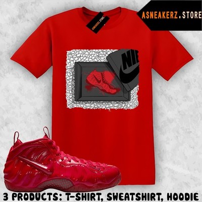 Tee Shirt Matching Foamposite Pro Gym Red 2026 To Match Sneaker Shoebox T-Shirt