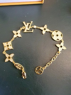 LOUIS VUITTON Bracelet Monogram Colorful Charm Goregeous 