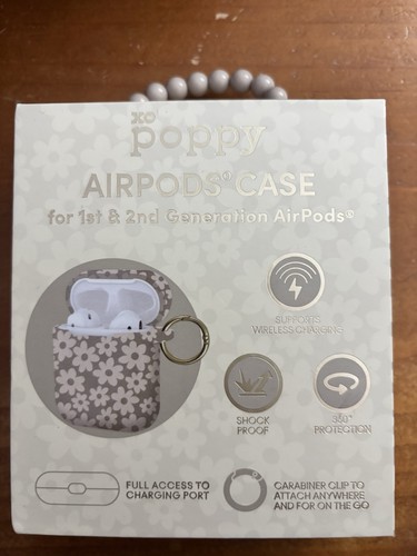 Coque XO Poppy 360° Pour AirPods Gen 1 & 2 - Vert Clair - Neuf