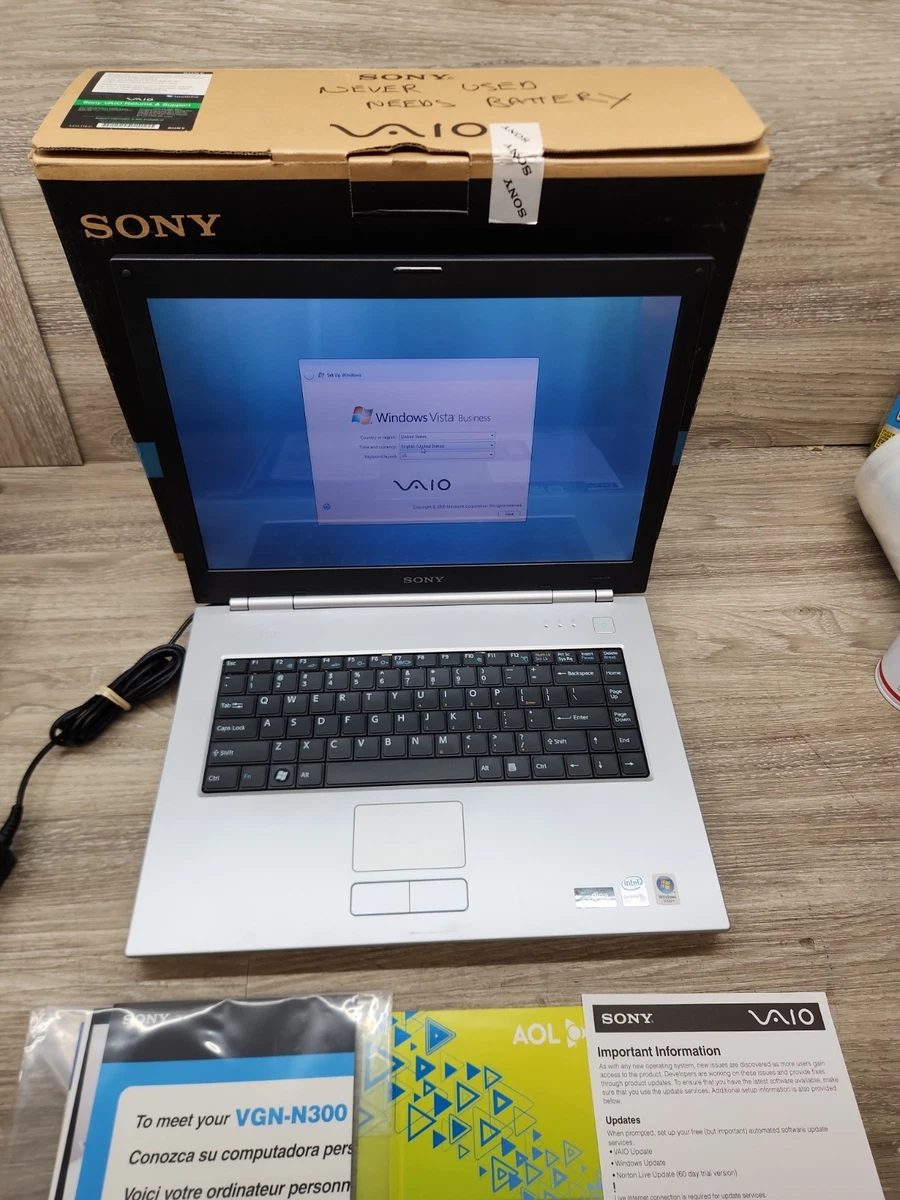 Sony Windows Vista PC Laptops & Netbooks for sale - eBay