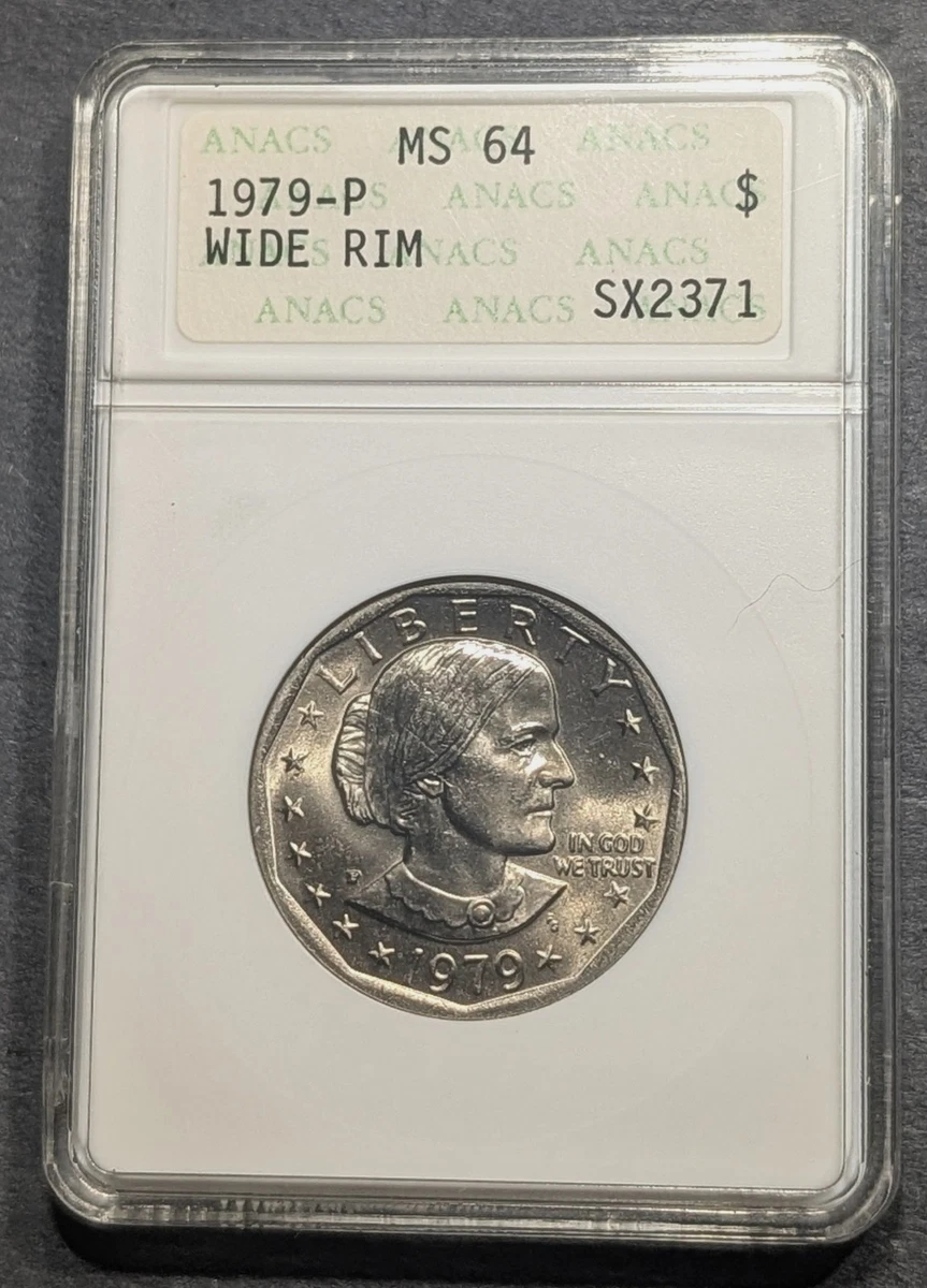 MS 64 Graded Susan B Anthony Dollars (1979-1981, 1999) for sale | eBay