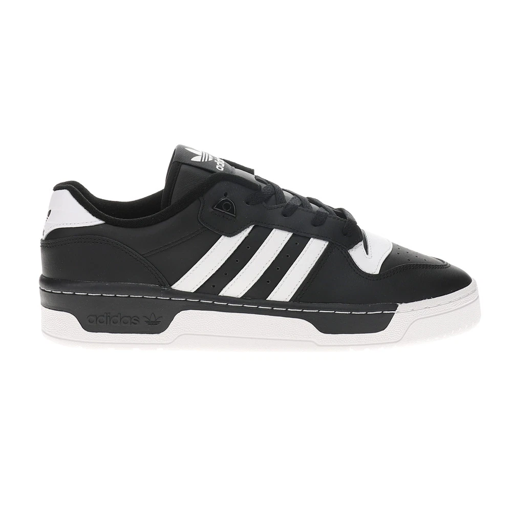 adidas Rivalry Low Lace Up Mens Black Sneakers Casual Shoes FZ6327