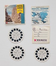 View-Master Royal Gorge and Central Colorado - 3 reels A 3231 A 3232 A3233