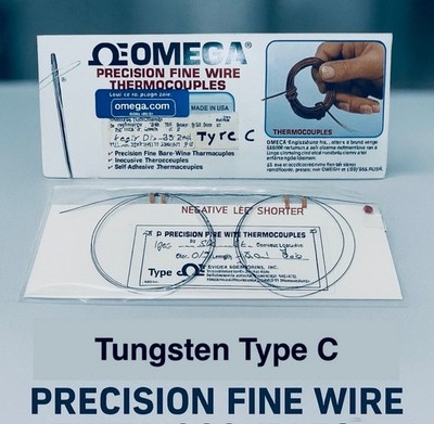 LOmega Type C Tungsten Thermocouple Wire T5R-015-30-BW   NOS Wire Only