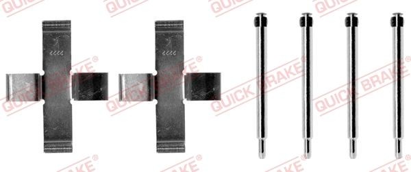 ZubehÖRsatz Scheibenbremsbelag Vorne Quick Brake 109 0925 FÜR Vw-image
