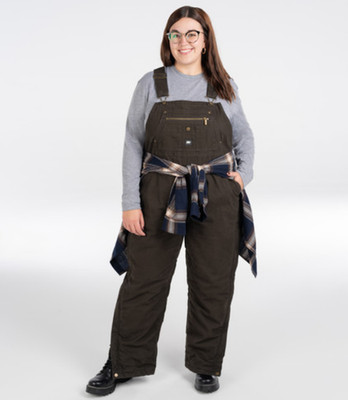 Insulated to Waist Bib Overall For Women