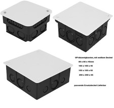 Unterputz Abzweigkasten / weißen Deckel Verteilerdose Abzweigdose Größe wählbar