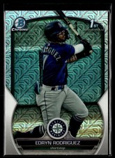2023 Bowman Chrome #BCP-185 Edryn Rodriguez Prospects Mojo Refractor
