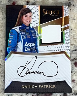 2017 Panini Select Racing Danica Patrick Race Used Autograph No. SS-DP # D 47/50