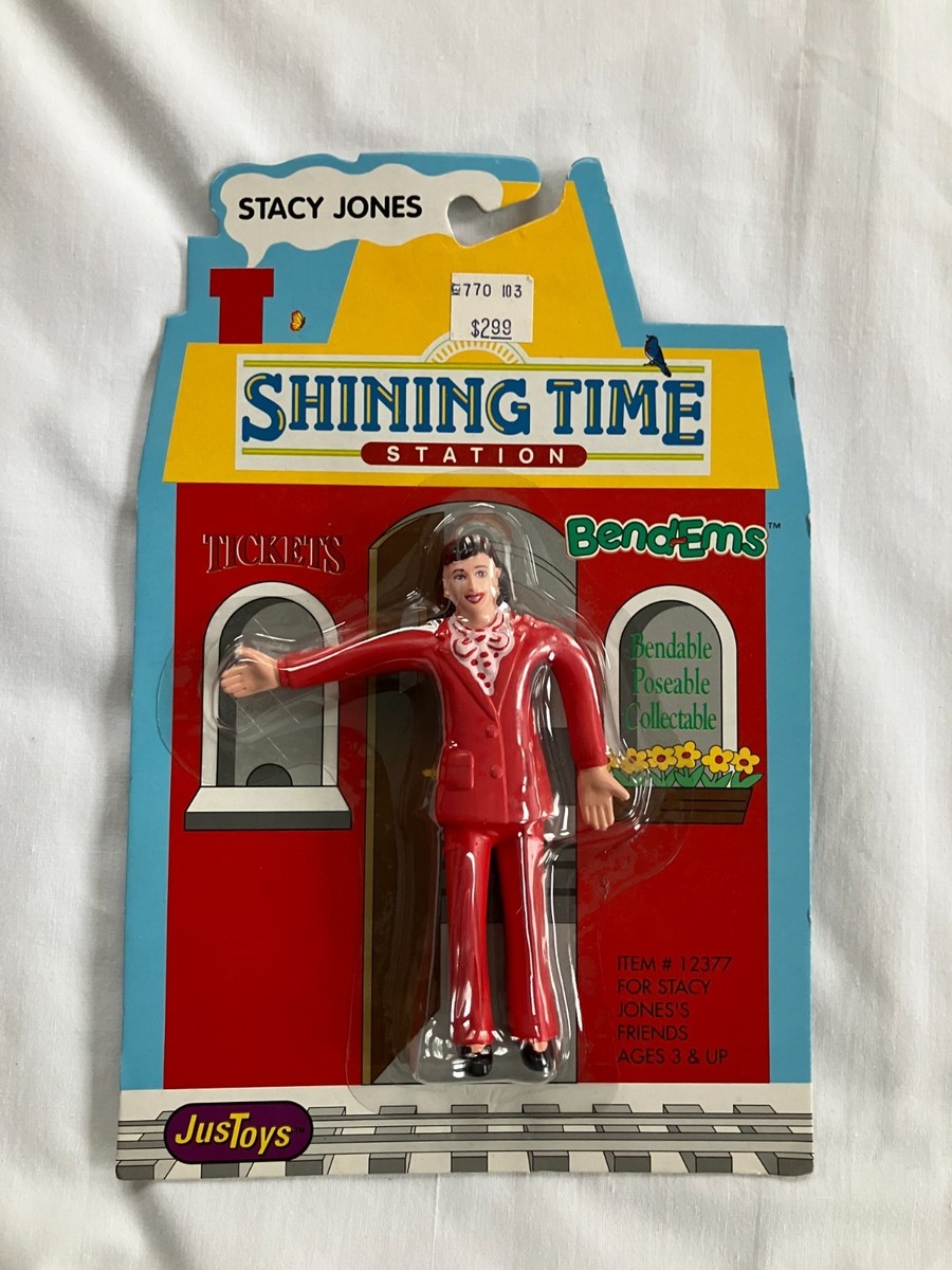 サンダース フィギュア 4点まとめ売り funism 新品 Shining Time Station Bend-ems Stacy Jones 1993 New FS Justoys