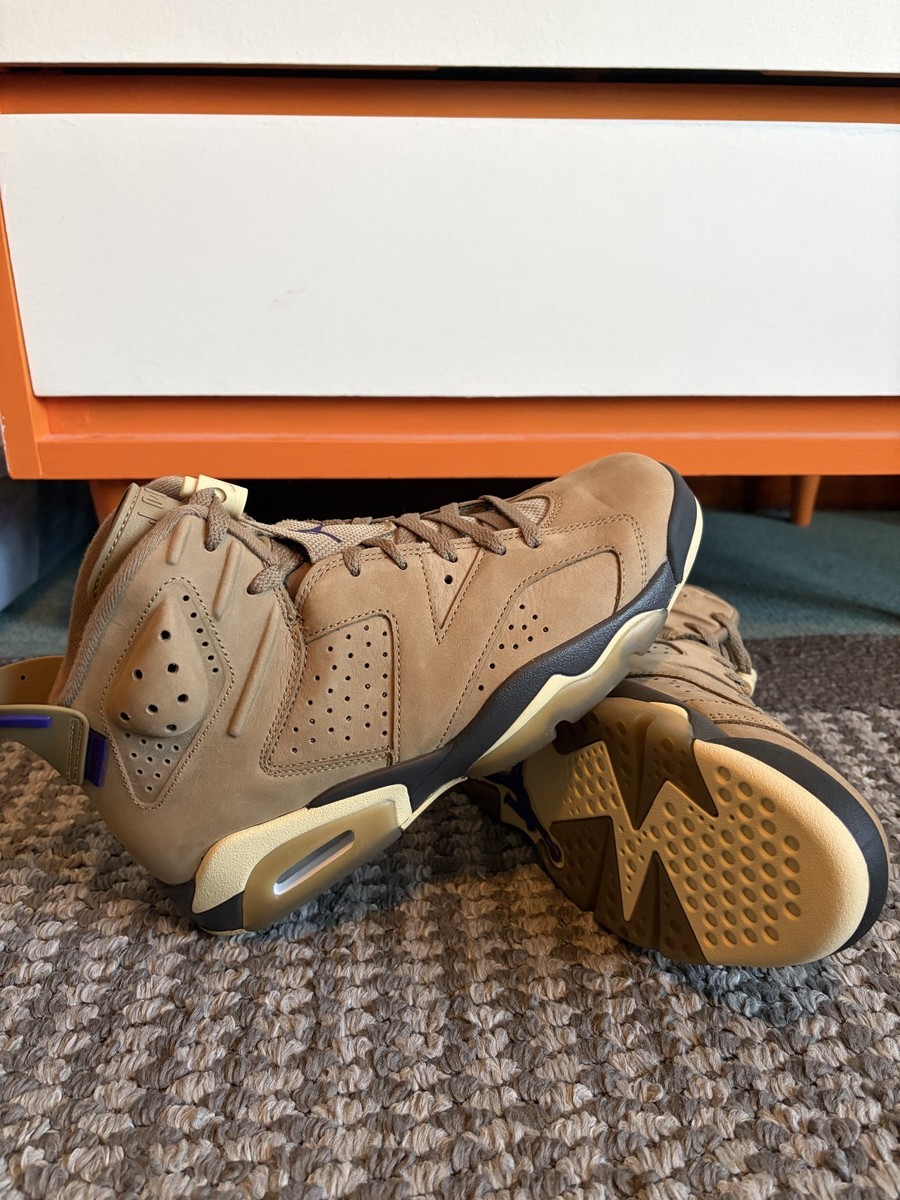 W Size 10.5 - Air Jordan 6 Retro GORE-TEX Brown Kelp (Size 9 M) | eBay