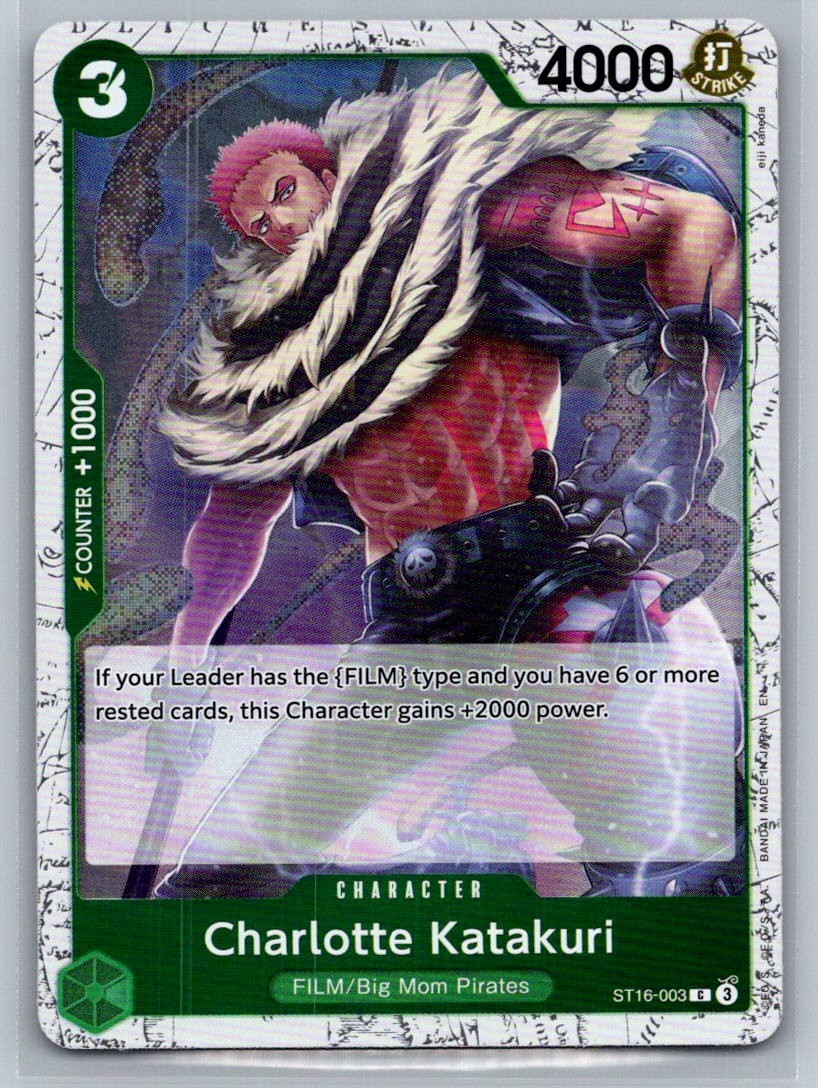 Premium Booster -The Best- Vol. 2 #ST16-003 Charlotte Katakuri (Pirate Foil)