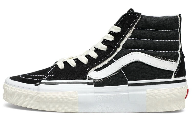 Vans Sk8- High Reconstruct - Black White for sale | eBay