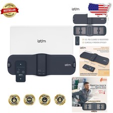 Wireless Heat TENS Unit Pain Relief - Rechargeable Muscle Stimulator, 15 Inte...
