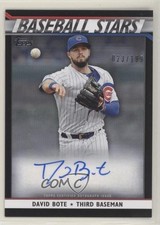 2020 Topps Update Baseball Stars Auto Black 23/199 David Bote #BSA-DB Auto o7m