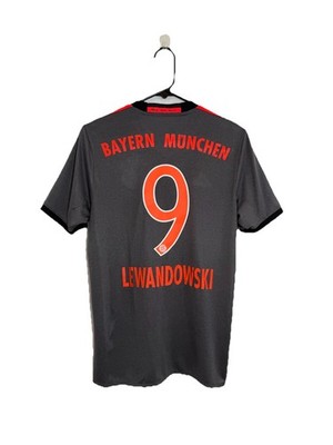 Bayern München Lewandowski #9 2016/17 Small Auswärtstrikot Top Zustand AZ4656