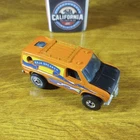 Hot Wheels Vintage Baja Breaker Orange BW Blackwall Malaysia 1978 4x4 Ford Van